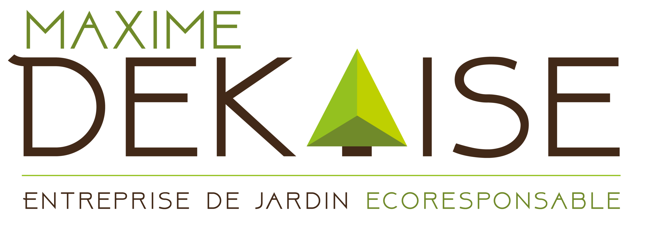 Logo Maxime Dekaise - Entreprise de jardin écoresponsable